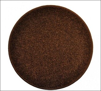 Eton hnedý koberec gulatý - 57 cm
