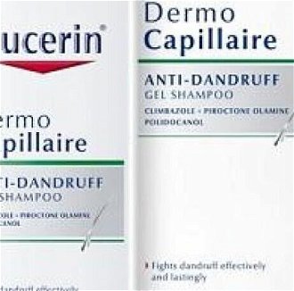 EUCERIN DermoCapillaire Gélový šampón proti mastným lupinám 250 ml 5