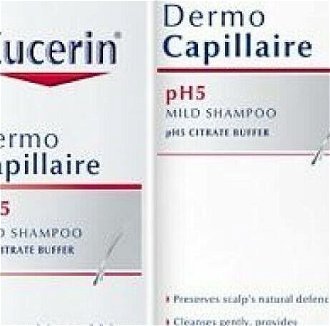 EUCERIN DermoCapillaire pH5 šampón na vlasy pre citlivú pokožku 250 ml 5