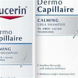 EUCERIN DermoCapillaire Šampón na vlasy 5% UREA pre suchú pokožku 250 ml 5