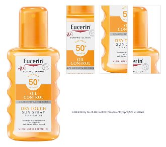 EUCERIN Dry Touch Oil Control Transparentný sprej SPF 50 200 ml 1