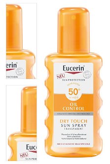 EUCERIN Dry Touch Oil Control Transparentný sprej SPF 50 200 ml 4