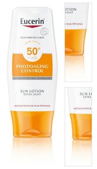 EUCERIN Sun Extra ľahké mlieko na opaľovanie Photoaging Control SPF 50+ 150 ml 3