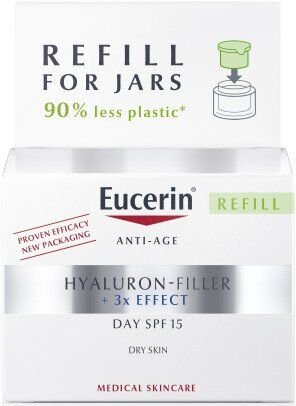 Eucerin Hyaluron - Filler + 3x effect denný krém, náhradná náplň 50 ml
