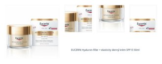 EUCERIN Hyaluron-filler + elasticity denný krém SPF15 50ml 1