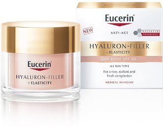 EUCERIN Hyaluron-Filler+Elasticity Denný krém Rosé SPF30 50 ml