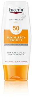 EUCERIN Sun Allergy Protect Ochranný krémový gél na opaľovanie proti slnečnej alergii SPF 50 150 ml