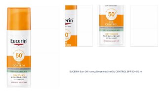 EUCERIN Sun Oil control gel na tvár SPF 50+ 50 ml 1