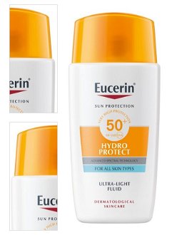 EUCERIN Sun Hydro Protect Fluid na opaľovanie na tvár SPF 50+ 50 ml 4
