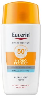 EUCERIN Sun Hydro Protect Fluid na opaľovanie na tvár SPF 50+ 50 ml