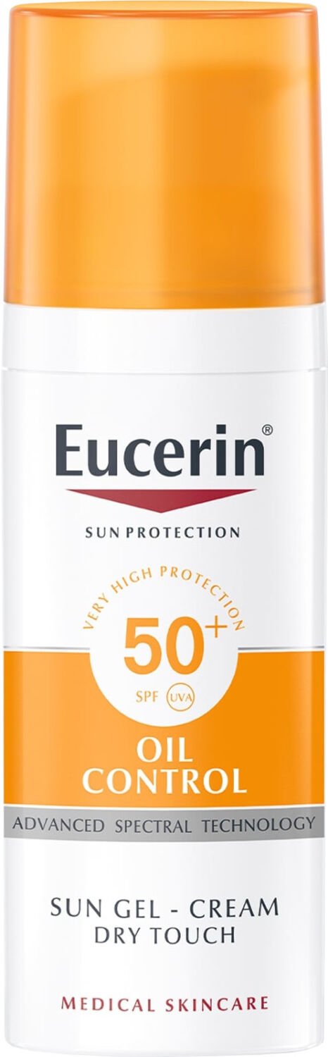 Eucerin SUN Ochranný krémový gél na opaľovanie na tvár OIL CONTROL SPF 50+ 50 ml