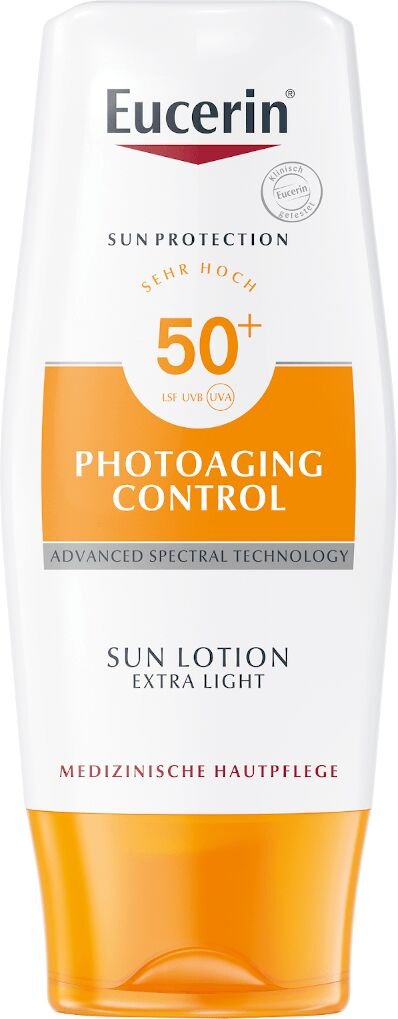 Eucerin SUN PHOTOAGING CONTROL SPF 50+ mlieko extra ľahké na opaľovanie 150 ml