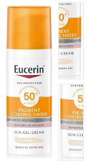 EUCERIN Sun Pigment Control Tinted Emulzia na opaľovanie na tvár SPF50+ svetlá 50 ml 3