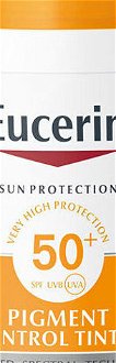 EUCERIN Sun Pigment Control Tinted Emulzia na opaľovanie na tvár SPF50+ svetlá 50 ml 5