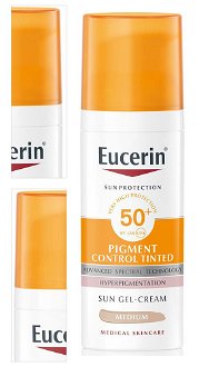 EUCERIN Sun Pigment Control Tinted Emulzia na opaľovanie na tvár SPF50+ tmavá 50 ml 4
