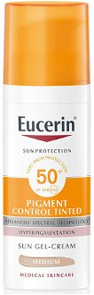 EUCERIN Sun Pigment Control Tinted Emulzia na opaľovanie na tvár SPF50+ tmavá 50 ml 2