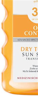 EUCERIN Sun Transparentný sprej SPF 30 na opaľovanie Dry Touch Oil Control 200 ml 8