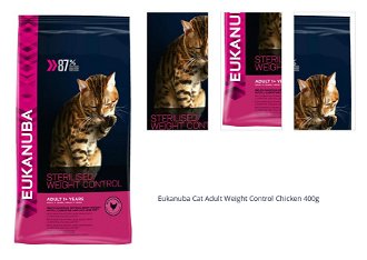 Eukanuba Cat Adult Weight Control Chicken 400g 1