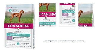 Eukanuba granuly Daily Care pre šteniatka s citlivým trávením 2,3 kg 1
