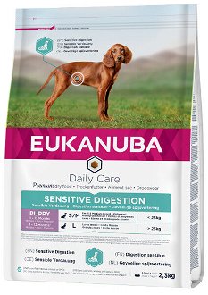 Eukanuba granuly Daily Care pre šteniatka s citlivým trávením 2,3 kg