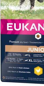 Eukanuba granuly junior large 15 kg 8