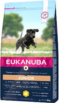 Eukanuba granuly junior large 3 kg