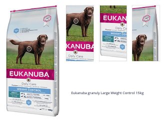 Eukanuba granuly Large Weight Control 15kg 1