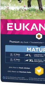 Eukanuba granuly Mature Large 15kg 8