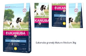 Eukanuba granuly Mature Medium 3kg 1