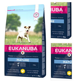 Eukanuba granuly Mature Small 3kg 3