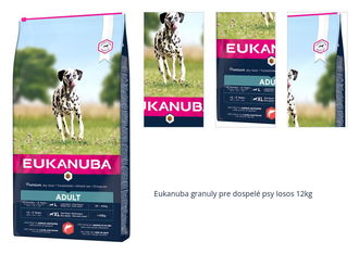 Eukanuba granuly pre dospelé psy losos 12kg 1