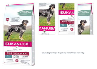 Eukanuba granuly pre dospelé psy Mono Protein losos 12kg 1