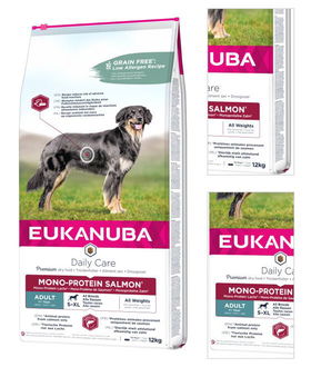 Eukanuba granuly pre dospelé psy Mono Protein losos 12kg 3