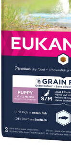 Eukanuba granuly pre štenatá Puppy & Junior Small & Medium Grain Free Ocean Fish 12kg 8