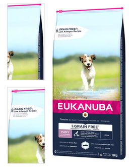 Eukanuba granuly pre štenatá Puppy & Junior Small & Medium Grain Free Ocean Fish 12kg 4