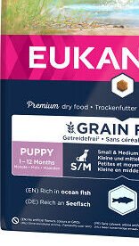 Eukanuba granuly Puppy & Junior Small & Medium Grain Free Ocean Fish 3kg 8