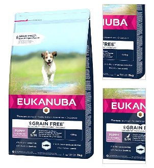 Eukanuba granuly Puppy & Junior Small & Medium Grain Free Ocean Fish 3kg 3