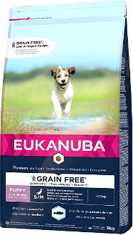Eukanuba granuly Puppy & Junior Small & Medium Grain Free Ocean Fish 3kg 2