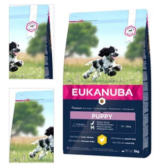 Eukanuba granuly Puppy Medium 3kg 4