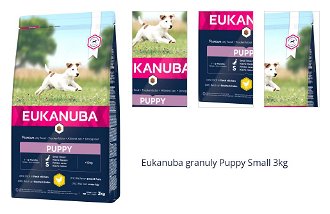 Eukanuba granuly Puppy Small 3kg 1