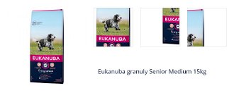 Eukanuba granuly Senior Medium 15kg 1