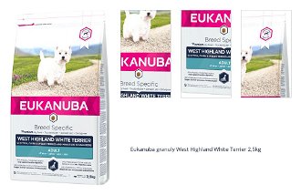 Eukanuba granuly West Highland White Terrier 2,5kg 1