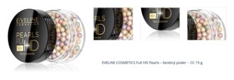 EVELINE COSMETICS Full HD Pearls – farebný púder -  CC 15 g 1