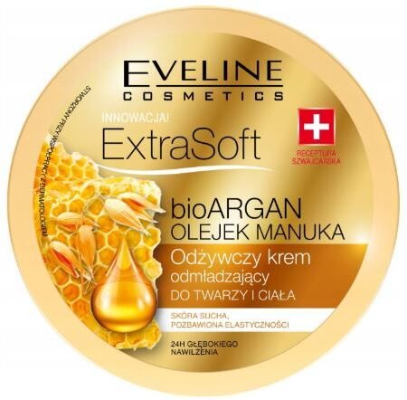 Eveline Soft Bioargan Manuka Oil Face&Body Cream