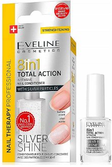 EVELINE Spa Nail Total 8v1 Silver kondicionér na nechty 12 ml 2