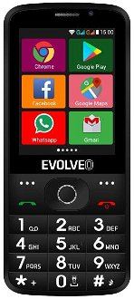 Evolveo EasyPhone AD, black - OPENBOX (Rozbalený tovar s plnou zárukou)