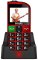 Evolveo EasyPhone FM, Red + nabíjací stojan - SK distribúcia