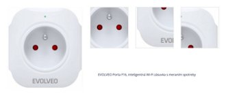 EVOLVEO Porta F16, inteligentná Wi-Fi zásuvka s meraním spotreby 1