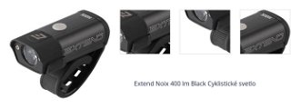Extend Noix 400 lm Black Cyklistické svetlo 1