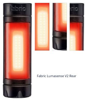 Fabric Lumasense V2 Rear Red 100 lm Cyklistické svetlo 1